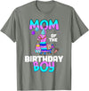 Llama Boys Kids Lovers Creations Llama Mom Shirt - Birthday Boy’s Cute Matching Party Outfit T-Shirt - Olive Heather