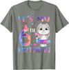 It's My 6th Birthday Bunny Rabbit 6 Years Old Boy Girl T-Shirt in Olive Heather