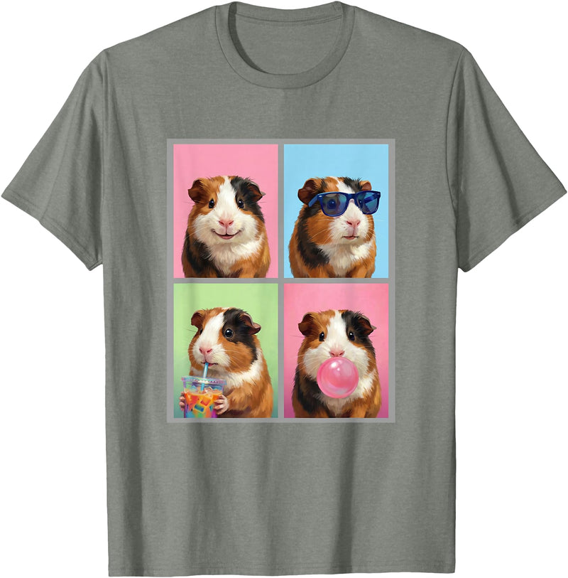 guinea pigs guinea pig Shop Guinea Pigs Funny Guinea Pig T-Shirt - Olive Heather