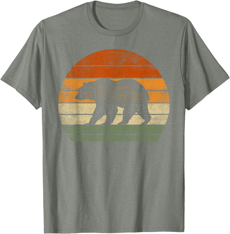 Cute Bear Clothes For Girls Boys Kids Bear Gifts For Women Men Polar Bear Wildlife Print Graphic T-Shirt - Olive Heather