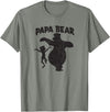Disney Jungle Book Papa Bear Father's Day T-Shirt - Olive Heather