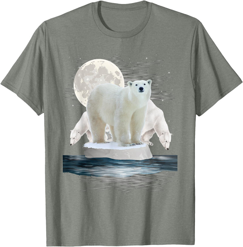 Funny Polar Bear Shirts Polar Bears - Wildlife Zoo Animal Lover Zookeeper Nature T-Shirt Small - Olive Heather