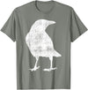 Crow Shirts Crow Raven Bird Lover Gift T-Shirt - Olive Heather