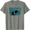 Skinny Pig Vintage Night Tees Retro Vintage Style Skinny Pig T-Shirt - Olive Heather