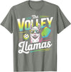 CharlIan Minds - LlamaLovers The Volley Llamas Pickleball Funny Llama T-Shirt - Olive Heather