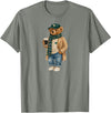 Lucky Teddy Bear St Patricks Day Irish t -shir t Lucky Teddy Bear St Patricks Day Irish T-Shirt - Olive Heather