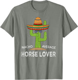 Cartba Horse Co. Funny Horse Lover Ranch Equestrian T-Shirt - Olive Heather