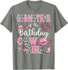 Birthday Girl CowGirl Matching Family GodMother Of The Birthday Cow-Girl Rodeo Cow Girl Birthday T-Shirt - Olive Heather