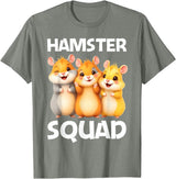 Cute Hamster Design for Men Women Kids Dwarf Hamster Lovers T-Shirt - Olive Heather