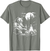 Camping Grizzly Bear Camping Bear Drinking Beer Hiking Nature Funny Grizzly Bear T-Shirt - Olive Heather