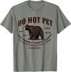 Do Not Pet the Chonky Forest Fluffs Wyoming Quote Yellowstone National Park Black Bear Funny Souvenir T-Shirt - Olive Heather