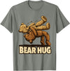 Bear Hug Wrestling Bear Hug - Wrestling bears T-Shirt - Olive Heather