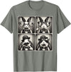 Funny Rabbit Bunny T-Shirt in Olive Heather
