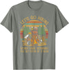 Let's Go Hiking Worst Case Scenario You Get Eaten By A Bear T-Shirt - Olive Heather