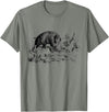 Boar hunting Wild Boar Hunter Pig Hog Hunting T-Shirt - Olive Heather