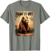 Tune It Out Bear - HQ Tune It Out Brown Bear With Headphones Grizzly Music Noise T-Shirt - Olive Heather