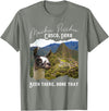 Machu Picchu Souvenir Llama Machu Picchu T-Shirt - Olive Heather