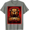 Funny Gaming Bear Gamer Graphic Gamer Bear Graphic Funny Gaming Animal Grizzly Bear Costume T-Shirt - Olive Heather