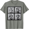 FunnyGiraffeCo. Funny Giraffe Sunglasses T-Shirt - Olive Heather