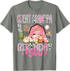 Pink Farm Cow Matching Tees Great Grandpa Of The Birthday Girl Pink Farm Cow Birthday T-Shirt - Olive Heather
