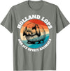 Spirit Animal Holland Lop Rabbit T-Shirt in Olive Heather