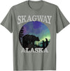 We Love Alaska - T-Shirts & Souvenirs Skagway Alaska - Polar Bear Penguin Souvenir Gift T-Shirt - Olive Heather