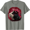 Guinea pig pet love Guinea Pig Punk T-Shirt - Olive Heather