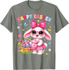 Happy Easter Coquette Easter Egg Rabbit Bunny Women Girl Kid T-Shirt in Olive Heather