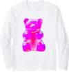 Urban Empyre Pink Gummy Bear Long Sleeve T-Shirt - White