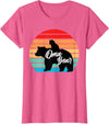 mother's day Gifts oma bear grandma bear T-Shirt - Pink Heather