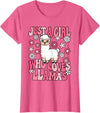 KATYLIN Just A Girl Who Loves Llamas Llama Lover Girls Kids T-Shirt - Pink Heather