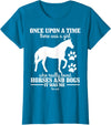 We Love Horses & Dogs - Gifts For Girls Horses & Dogs Funny Horse Girl Gift T-Shirt - Sapphire Blue