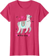 No Prob Llama - Funny Llama Alpaca Lover T-Shirt Gift Tshirt T-Shirt - Red Heather