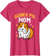 Guinea Pig Shirts For Men Women Kids Gift Guinea Pig Mom Cute Cavy Mama Mommy Mothers Day Animal Women T-Shirt - Red Heather