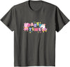 Peppa Pig Party Time Peppa & Suzy Logo Youth T-Shirt - Asphalt Grey
