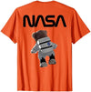 NASA Astronaut Teddy-Bear Worm Logo T-Shirt - size chart