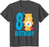 Care Bears Birthday Bear Celebrates A 8th Birthday T-Shirt - Dark Heather Grey