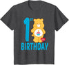 Care Bears Birthday Bear Celebrates A 1st Birthday T-Shirt - Dark Heather Grey