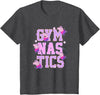Kids Peppa Pig Gymnastics Stacked Text T-Shirt - Dark Heather Grey