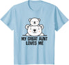 Homewise Shopper Great Aunt My Great Aunt Loves Me Bear T-Shirt - Baby Blue