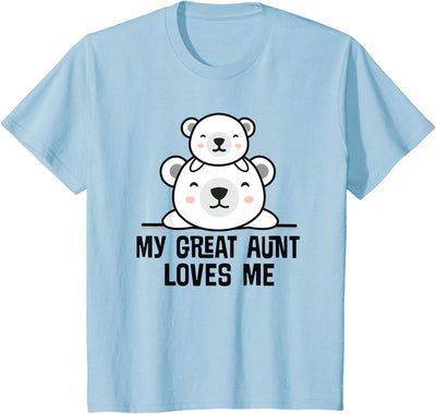 My Great Aunt Loves Me Bear T-Shirt
