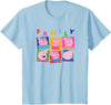 Peppa Pig Family Portrait Panels T-Shirt - Baby Blue