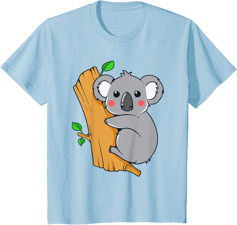 Charm's Children Clothing Cute Koala Bear T Shirt for Children | Kids Koala Bear Shirt T-Shirt - Baby Blue