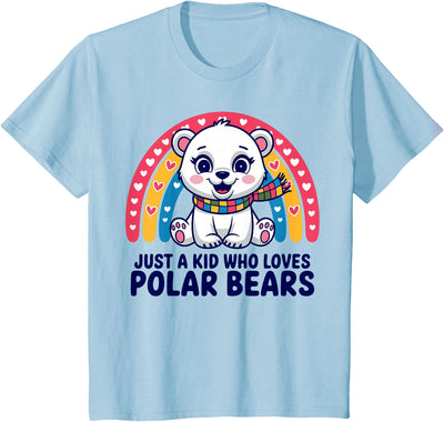 Kids Polar Bear Shirts Kids Children Polar Bear Kids T-Shirt