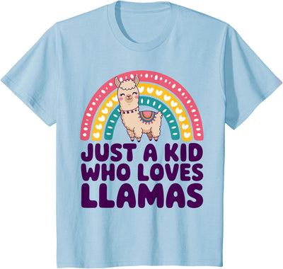 Kids Llama Shirts Childrens Llama Kids T-Shirt