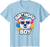 Kids Polar Bear Shirts Kids Birthday Boy Polar Bear Kids T-Shirt - Baby Blue