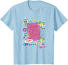Kids Peppa Pig World Traveler Passport T-Shirt - Baby Blue