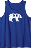 Esskay Designs Catskills Tees Catskills Bear Tank Top - Royal Blue