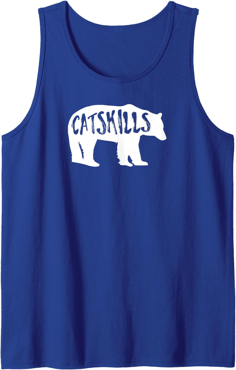 Esskay Designs Catskills Tees Catskills Bear Tank Top - Royal Blue