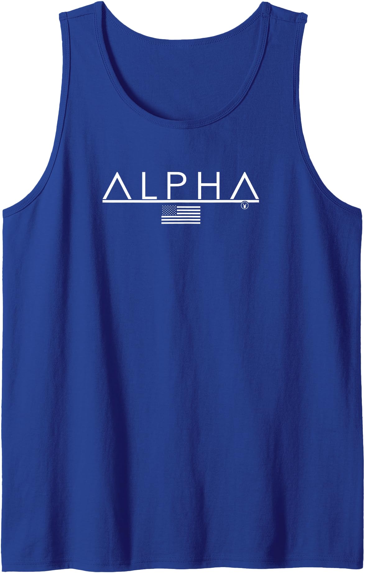 ALPHA Gym Rabbit Workout Bodybuilding Fitness Tank Top in Royal Blue